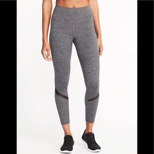 Old Navy High Waist Moto 7/8 Compression Leggings